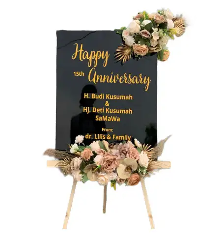 Papan Bunga Akrilik Iring Mulyo